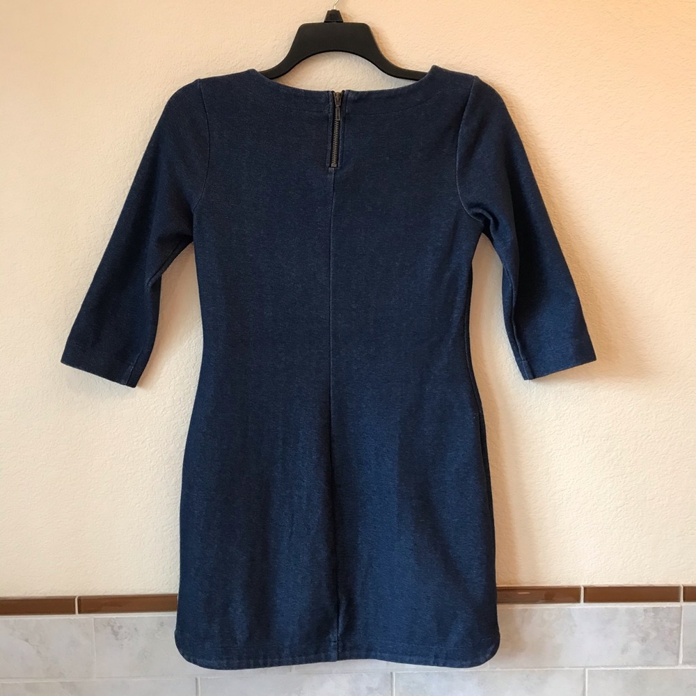 Old Navy Denim Look Cotton Jersey Dress Sheath - Picture 5 of 6